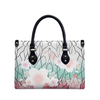 Japanese Kocho Pattern Leather Bag Insect Pillar Butterfly Flower Fairy - Wonder Print Shop