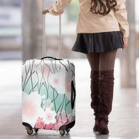 Japanese Kocho Pattern Luggage Cover Insect Pillar Butterfly Flower Fairy - Wonder Print Shop
