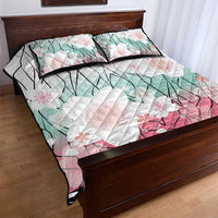 Japanese Kocho Pattern Quilt Bed Set Insect Pillar Butterfly Flower Fairy - Wonder Print Shop