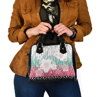 Japanese Kocho Pattern Shoulder Handbag Insect Pillar Butterfly Flower Fairy - Wonder Print Shop