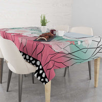 Japanese Kocho Pattern Tablecloth Insect Pillar Butterfly Flower Fairy - Wonder Print Shop