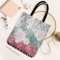 Japanese Kocho Pattern Tote Bag Insect Pillar Butterfly Flower Fairy - Wonder Print Shop