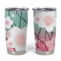 Japanese Kocho Pattern Tumbler Cup Insect Pillar Butterfly Flower Fairy - Wonder Print Shop