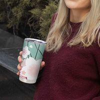 Japanese Kocho Pattern Tumbler Cup Insect Pillar Butterfly Flower Fairy - Wonder Print Shop