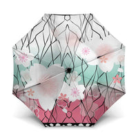 Japanese Kocho Pattern Umbrella Insect Pillar Butterfly Flower Fairy - Wonder Print Shop