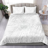 Samoa Lotu Tamaiti Bedding Set Polynesian White Sunday Simple LT9 - Wonder Print Shop