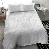 Samoa Lotu Tamaiti Bedding Set Polynesian White Sunday Simple LT9 - Wonder Print Shop