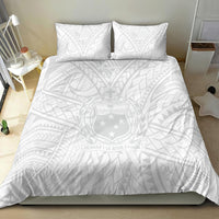Samoa Lotu Tamaiti Bedding Set Polynesian White Sunday Simple LT9 - Wonder Print Shop