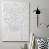 Samoa Lotu Tamaiti Canvas Wall Art Polynesian White Sunday Simple LT9 - Wonder Print Shop