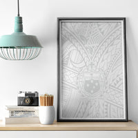 Samoa Lotu Tamaiti Canvas Wall Art Polynesian White Sunday Simple LT9 - Wonder Print Shop