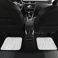 Samoa Lotu Tamaiti Car Mats Polynesian White Sunday Simple LT9 - Wonder Print Shop