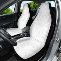 Samoa Lotu Tamaiti Car Seat Cover Polynesian White Sunday Simple LT9 - Wonder Print Shop