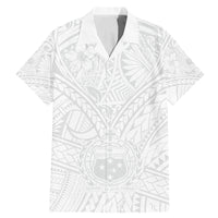 Samoa Lotu Tamaiti Family Matching Mermaid Dress and Hawaiian Shirt Polynesian White Sunday Simple LT9 - Wonder Print Shop