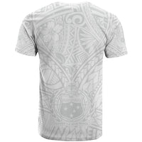 Samoa Lotu Tamaiti T Shirt Polynesian White Sunday Simple - Wonder Print Shop