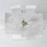 Samoa Lotu Tamaiti Tablecloth Polynesian White Sunday Simple - Wonder Print Shop
