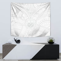 Samoa Lotu Tamaiti Tapestry Polynesian White Sunday Simple - Wonder Print Shop