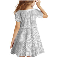 Samoa Lotu Tamait Family Matching Mermaid Dress and Hawaiian Shirt Tropical Plant White Sunday With Polynesia Pattern LT9 - Wonder Print Shop