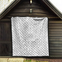 Personalised Samoa Lotu Tamait Quilt Tropical Plant White Sunday With Polynesia Pattern - Wonder Print Shop