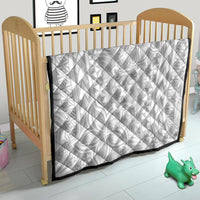 Personalised Tonga White Sunday Quilt Tropical Plant With Polynesian Pattern - Wonder Print Shop