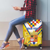 Personalized Belgium Antwerp Province Luggage Cover
