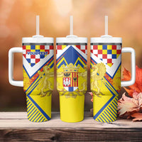 Personalized Belgium Antwerp Province Tumbler With Handle
