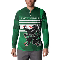Personalized Belgium East Flanders Button Sweatshirt
