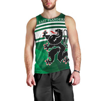 Personalized Belgium East Flanders Men Tank Top