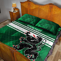 Personalized Belgium East Flanders Quilt Bed Set