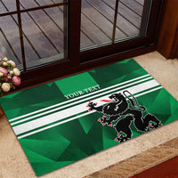 Personalized Belgium East Flanders Rubber Doormat