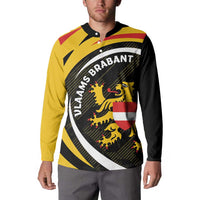 Personalized Belgium Flemish Brabant Button Sweatshirt