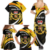 Personalized Belgium Flemish Brabant Family Matching Summer Maxi Dress and Hawaiian Shirt