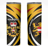 Personalized Belgium Flemish Brabant Skinny Tumbler
