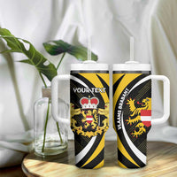 Personalized Belgium Flemish Brabant Tumbler With Handle