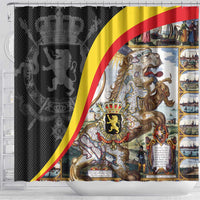 Belgium Leo Belgicus Shower Curtain