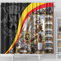 Belgium Leo Belgicus Shower Curtain