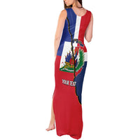 Hispaniola Personalized Tank Maxi Dress Dominican Republic Haiti Flag Together