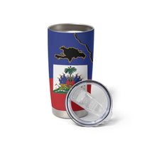Hispaniola Personalized Tumbler Cup Dominican Republic Haiti Flag Together