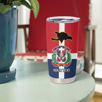 Hispaniola Personalized Tumbler Cup Dominican Republic Haiti Flag Together