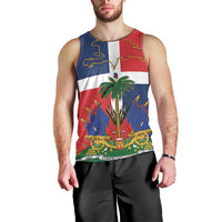 Hispaniola Map Men Tank Top Dominican Republic Haiti Flag Together