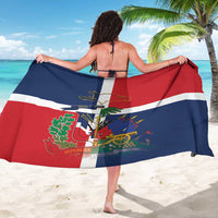 Hispaniola Map Sarong Dominican Republic Haiti Flag Together