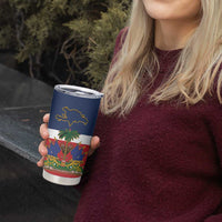 Hispaniola Map Tumbler Cup Dominican Republic Haiti Flag Together