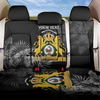 First Empire of Haiti Personalized Back Car Seat Cover Black Hibiscus Liberte ou la Mort!