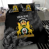 First Empire of Haiti Personalized Bedding Set Black Hibiscus Liberte ou la Mort!