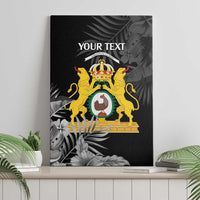 First Empire of Haiti Personalized Canvas Wall Art Black Hibiscus Liberte ou la Mort!