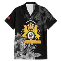 First Empire of Haiti Personalized Family Matching Mermaid Dress and Hawaiian Shirt Black Hibiscus Liberte ou la Mort!