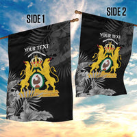 First Empire of Haiti Personalized Garden Flag Black Hibiscus Liberte ou la Mort!