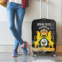 First Empire of Haiti Personalized Luggage Cover Black Hibiscus Liberte ou la Mort!