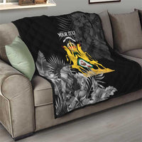 First Empire of Haiti Personalized Quilt Black Hibiscus Liberte ou la Mort!