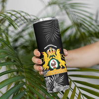 First Empire of Haiti Personalized Skinny Tumbler Black Hibiscus Liberte ou la Mort!