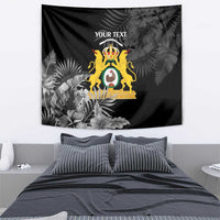 First Empire of Haiti Personalized Tapestry Black Hibiscus Liberte ou la Mort!